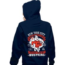 Load image into Gallery viewer, Daily_Deal_Shirts Zippered Hoodies, Unisex / Small / Navy NYC Busters