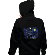 Load image into Gallery viewer, Daily_Deal_Shirts Zippered Hoodies, Unisex / Small / Black Starry Future