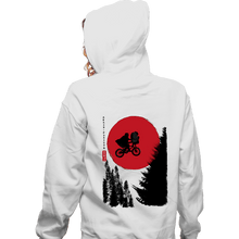 Load image into Gallery viewer, Daily_Deal_Shirts Zippered Hoodies, Unisex / Small / White The Extra-Terrestrial in Japan