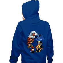 Load image into Gallery viewer, Daily_Deal_Shirts Zippered Hoodies, Unisex / Small / Royal Blue X-Men 30th