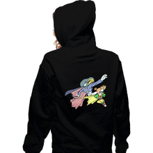 Load image into Gallery viewer, Daily_Deal_Shirts Zippered Hoodies, Unisex / Small / Black The Duck Knight