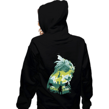 Load image into Gallery viewer, Daily_Deal_Shirts Zippered Hoodies, Unisex / Small / Black Forbidden West