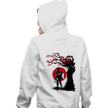 Load image into Gallery viewer, Shirts Zippered Hoodies, Unisex / Small / White Fighter Under The Sun
