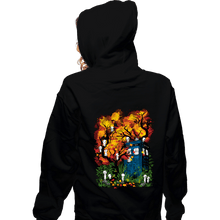 Load image into Gallery viewer, Secret_Shirts Zippered Hoodies, Unisex / Small / Black Doctor In The Forest