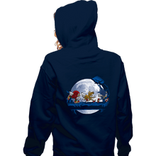 Load image into Gallery viewer, Secret_Shirts Zippered Hoodies, Unisex / Small / Navy Fast Matata!