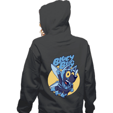 Load image into Gallery viewer, Daily_Deal_Shirts Zippered Hoodies, Unisex / Small / Dark Heather Bluey Bug