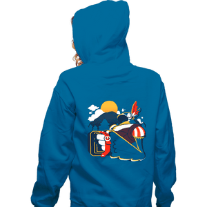 Shirts Zippered Hoodies, Unisex / Small / Royal Blue Song Of The Wild