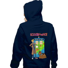 Load image into Gallery viewer, Secret_Shirts Zippered Hoodies, Unisex / Small / Navy Scoobywho