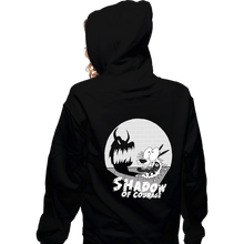 Load image into Gallery viewer, Shirts Zippered Hoodies, Unisex / Small / Black The Shadow Of Courage