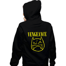 Load image into Gallery viewer, Secret_Shirts Zippered Hoodies, Unisex / Small / Black Vengeance Secret Sale