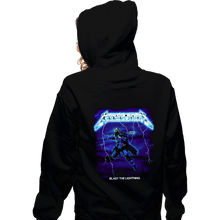 Load image into Gallery viewer, Secret_Shirts Zippered Hoodies, Unisex / Small / Black Blast The Lightning!