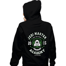 Load image into Gallery viewer, Shirts Zippered Hoodies, Unisex / Small / Black Jedi Master Academy