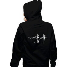 Load image into Gallery viewer, Shirts Zippered Hoodies, Unisex / Small / Black Paper Fiction