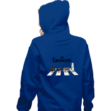 Load image into Gallery viewer, Secret_Shirts Zippered Hoodies, Unisex / Small / Royal Blue The Controllers