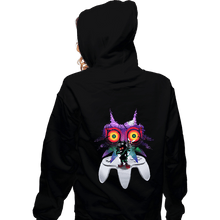 Load image into Gallery viewer, Secret_Shirts Zippered Hoodies, Unisex / Small / Black Majora 64