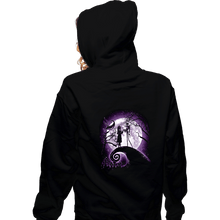 Load image into Gallery viewer, Secret_Shirts Zippered Hoodies, Unisex / Small / Black Moonlight Nightmare