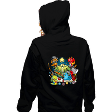 Load image into Gallery viewer, Daily_Deal_Shirts Zippered Hoodies, Unisex / Small / Black Christmas RPG