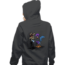 Load image into Gallery viewer, Secret_Shirts Zippered Hoodies, Unisex / Small / Dark Heather The Shining Cartoon