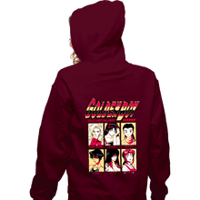 Load image into Gallery viewer, Daily_Deal_Shirts Zippered Hoodies, Unisex / Small / Maroon Golden Boy
