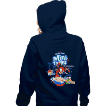 Load image into Gallery viewer, Shirts Zippered Hoodies, Unisex / Small / Navy Frosted Mini Thwips