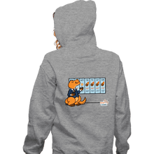 Load image into Gallery viewer, Secret_Shirts Zippered Hoodies, Unisex / Small / Sports Grey Weather T-Rex