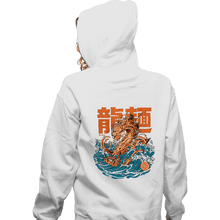 Load image into Gallery viewer, Daily_Deal_Shirts Zippered Hoodies, Unisex / Small / White Ramen Dragon
