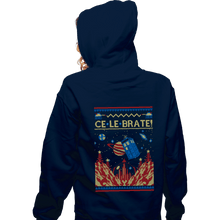 Load image into Gallery viewer, Shirts Zippered Hoodies, Unisex / Small / Navy Ce Le Brate