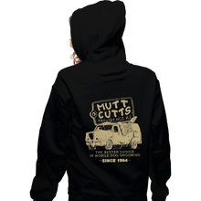 Load image into Gallery viewer, Shirts Zippered Hoodies, Unisex / Small / Black Mutt Cuts