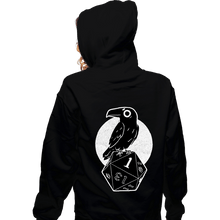 Load image into Gallery viewer, Secret_Shirts Zippered Hoodies, Unisex / Small / Black Critical Crow