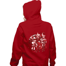 Load image into Gallery viewer, Shirts Zippered Hoodies, Unisex / Small / Red SNK