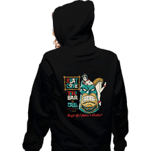 Load image into Gallery viewer, Secret_Shirts Zippered Hoodies, Unisex / Small / Black Bat Tiki
