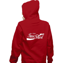 Load image into Gallery viewer, Shirts Zippered Hoodies, Unisex / Small / Red Enjoy Time Travel