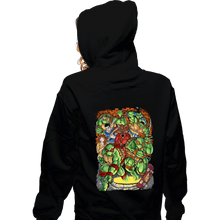 Load image into Gallery viewer, Daily_Deal_Shirts Zippered Hoodies, Unisex / Small / Black Pizza Fights And Stories
