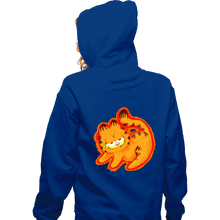 Load image into Gallery viewer, Daily_Deal_Shirts Zippered Hoodies, Unisex / Small / Royal Blue The Lasagna King