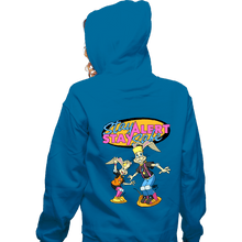 Load image into Gallery viewer, Daily_Deal_Shirts Zippered Hoodies, Unisex / Small / Royal Blue Stay Safe!
