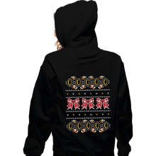Load image into Gallery viewer, Shirts Zippered Hoodies, Unisex / Small / Black 5 Gold Rings