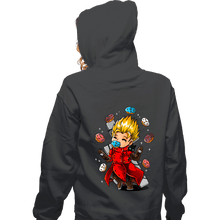 Load image into Gallery viewer, Daily_Deal_Shirts Zippered Hoodies, Unisex / Small / Dark Heather King Of Donuts