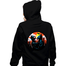 Load image into Gallery viewer, Daily_Deal_Shirts Zippered Hoodies, Unisex / Small / Black A Deadly Kiss