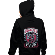 Load image into Gallery viewer, Shirts Zippered Hoodies, Unisex / Small / Black Krampus Winter Ale