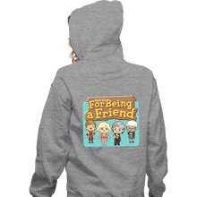 Load image into Gallery viewer, Secret_Shirts Zippered Hoodies, Unisex / Small / Sports Grey Thankyou For Being A Friend