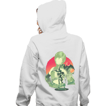 Load image into Gallery viewer, Daily_Deal_Shirts Zippered Hoodies, Unisex / Small / White Ninja Materia Hunter