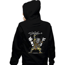 Load image into Gallery viewer, Daily_Deal_Shirts Zippered Hoodies, Unisex / Small / Black Shuriken Disk