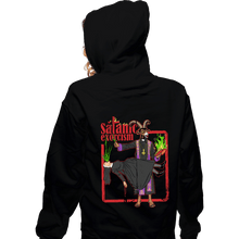 Load image into Gallery viewer, Shirts Zippered Hoodies, Unisex / Small / Black Satanic Exorcism
