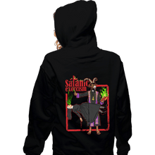 Load image into Gallery viewer, Shirts Zippered Hoodies, Unisex / Small / Black Satanic Exorcism