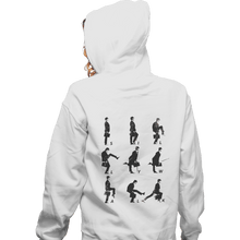 Load image into Gallery viewer, Shirts Zippered Hoodies, Unisex / Small / White Silly Walk