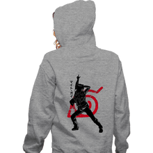Load image into Gallery viewer, Shirts Zippered Hoodies, Unisex / Small / Sports Grey Crimson Might Guy
