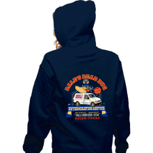 Load image into Gallery viewer, Daily_Deal_Shirts Zippered Hoodies, Unisex / Small / Navy Dale's Dead Bug Service