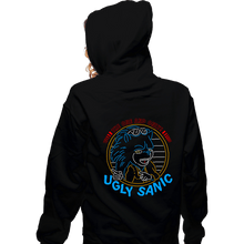 Load image into Gallery viewer, Daily_Deal_Shirts Zippered Hoodies, Unisex / Small / Black Ugly Sanic