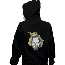 Load image into Gallery viewer, Shirts Zippered Hoodies, Unisex / Small / Black The Dude Abides