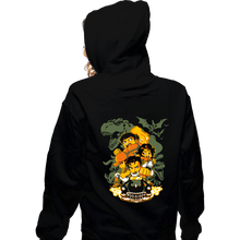 Load image into Gallery viewer, Shirts Zippered Hoodies, Unisex / Small / Black Cadillacs and Dinosaurs Heroes